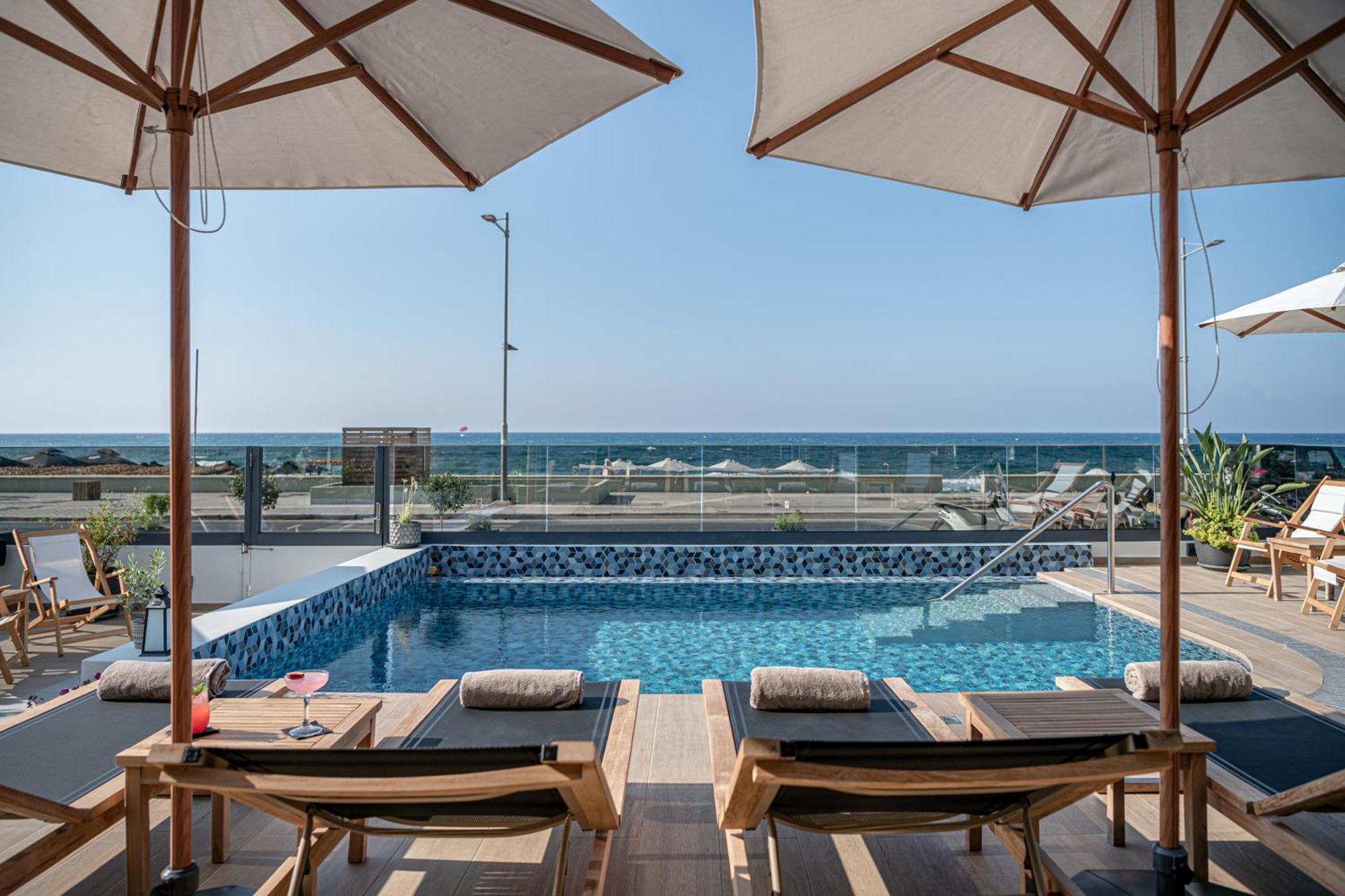 Calla Luxury Seafront Suites Rethymnon Exterior foto